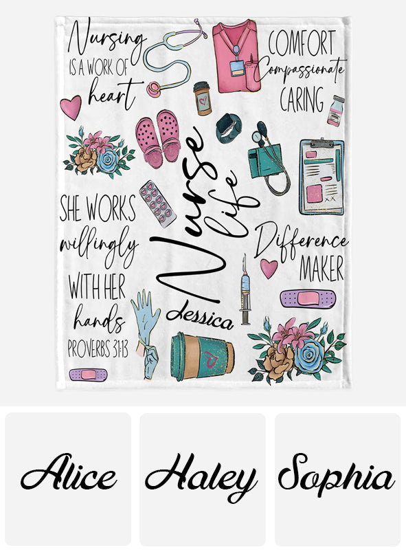 Pflege ist eine Herzensangelegenheit – Personalisierte Pflegedecke