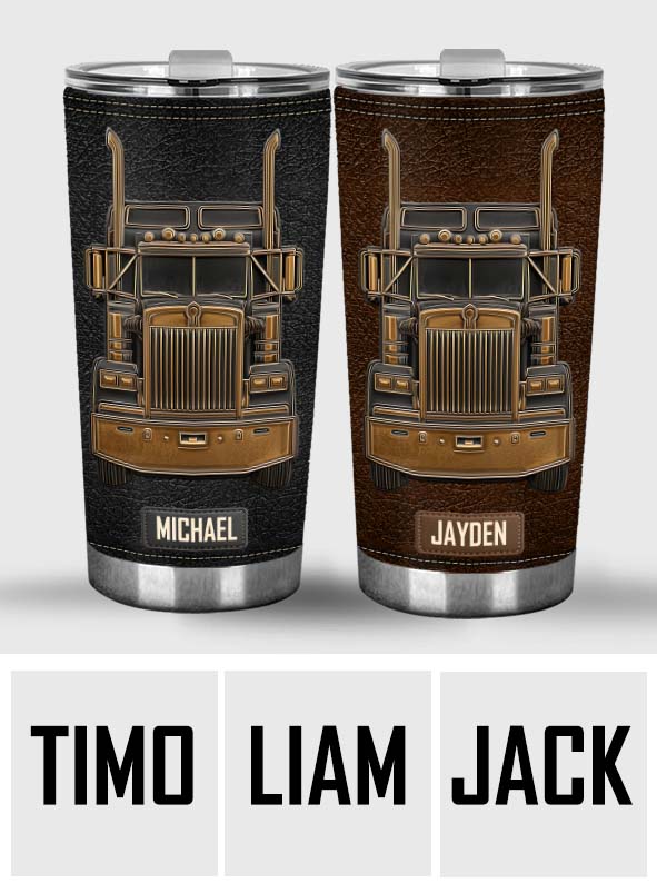Truck Driver - Personalized Trucker Tumbler