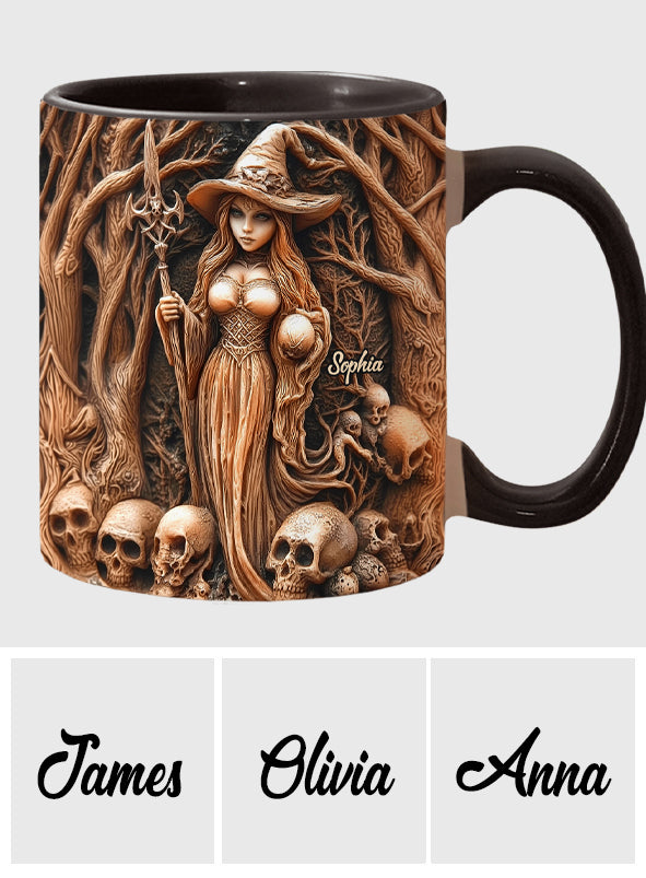 Wunderschöne Hexe – Personalisierte Tasse mit Hexenmotiv