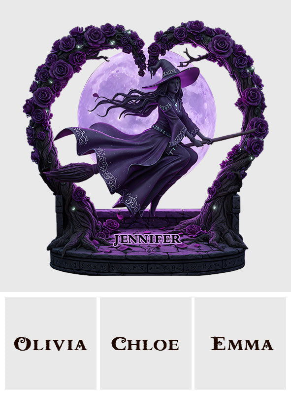 Mysterious Witch - Personalized Witch Custom Shaped Acrylic Plaque