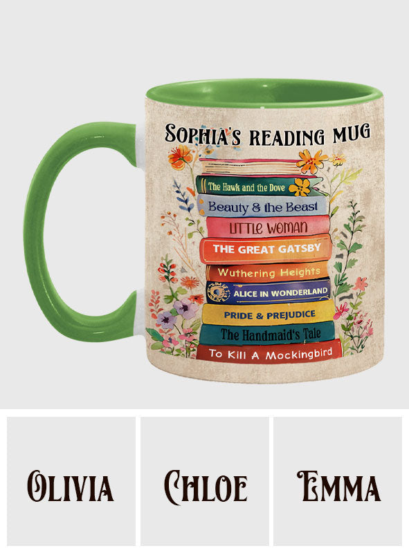 Heute ist ein guter Tag, um ein Buch zu lesen – personalisierte Buch-Tasse