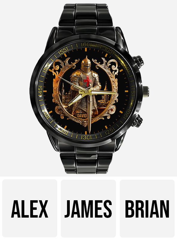 Ritter Gottes – Personalisierte christliche Armbanduhr