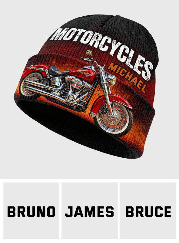 Motorcycles - Personalized Biker Beanie Hat