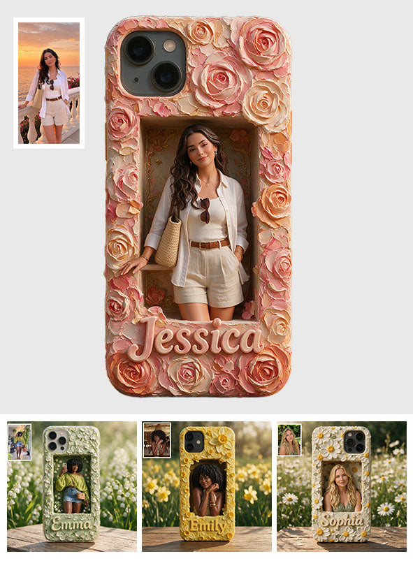 Beautiful Flowers - Personalized Birth Month Flower Full Print Phone Case