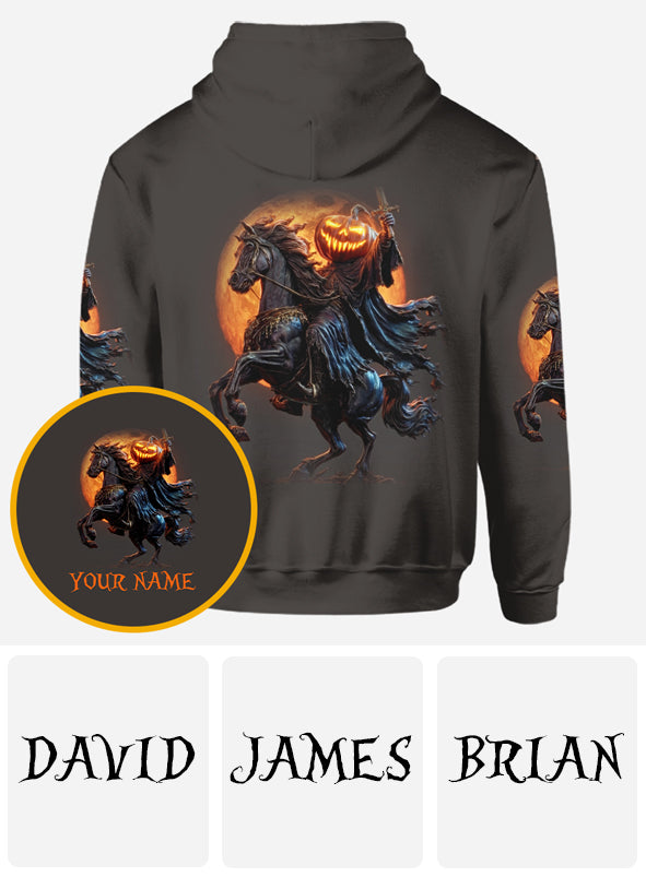 Hallo Dunkelheit – Personalisiertes Totenkopf-Shirt