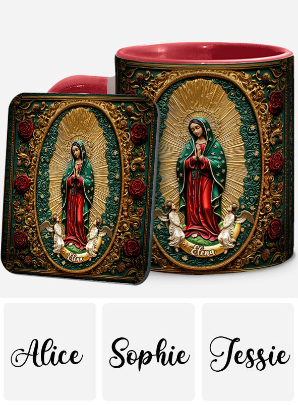 Personalisierte Tasse mit christlichem Akzent, Unsere Liebe Frau von Guadalupe