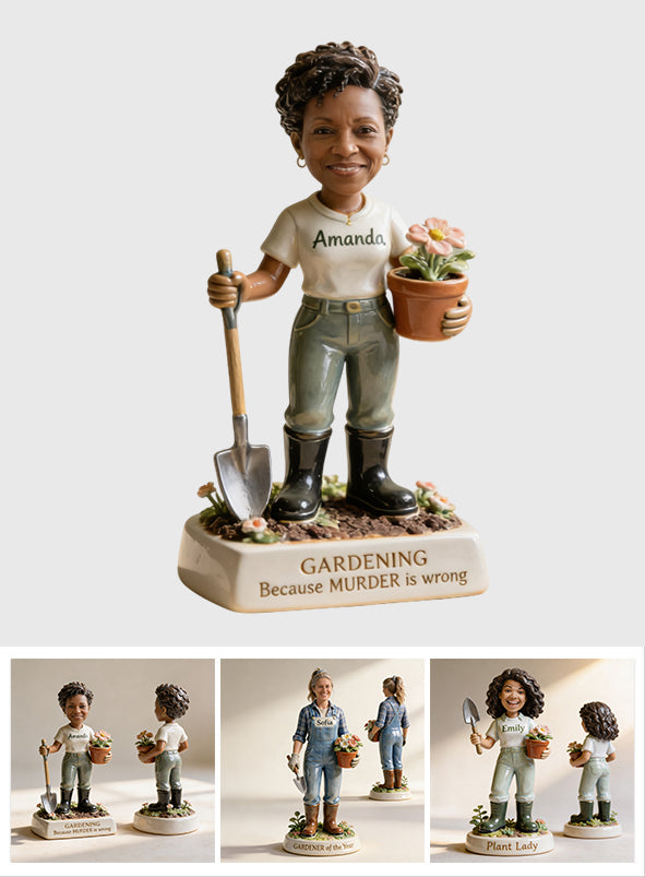 Gartenzauberer - Personalisierte Garten Premium 3D Figur