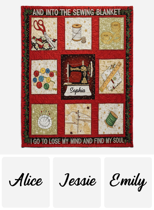Nähen ist meine Therapie – Personalisierte Nähdecke