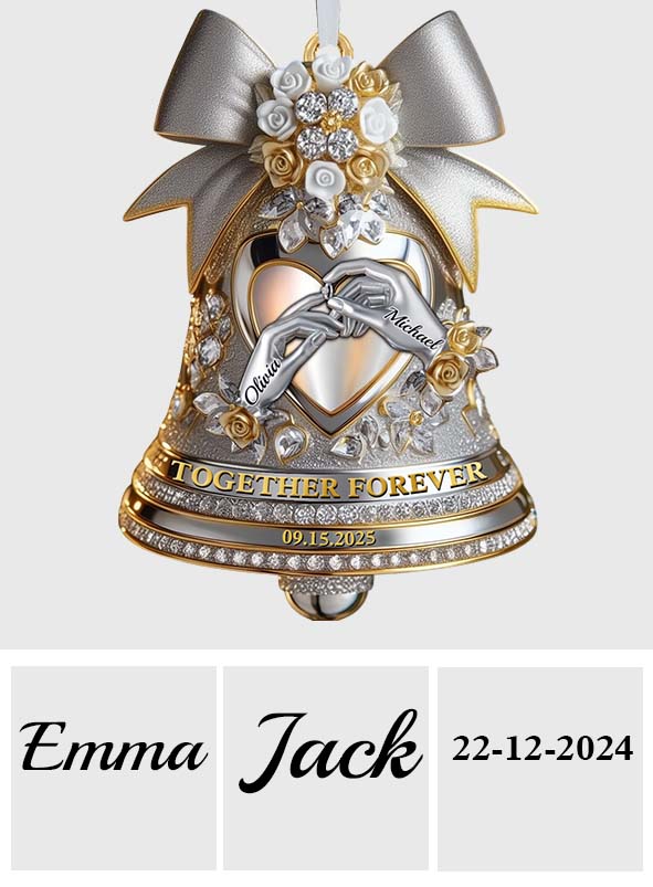 Together Forever - Personalized Couple Ornament
