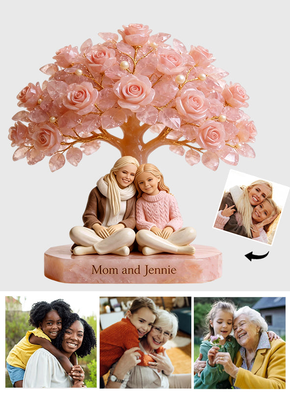Individuell gestaltbar nach Foto – Das perfekte Muttertagsgeschenk – Personalisierte Acrylplakette in individueller Form für Mutter