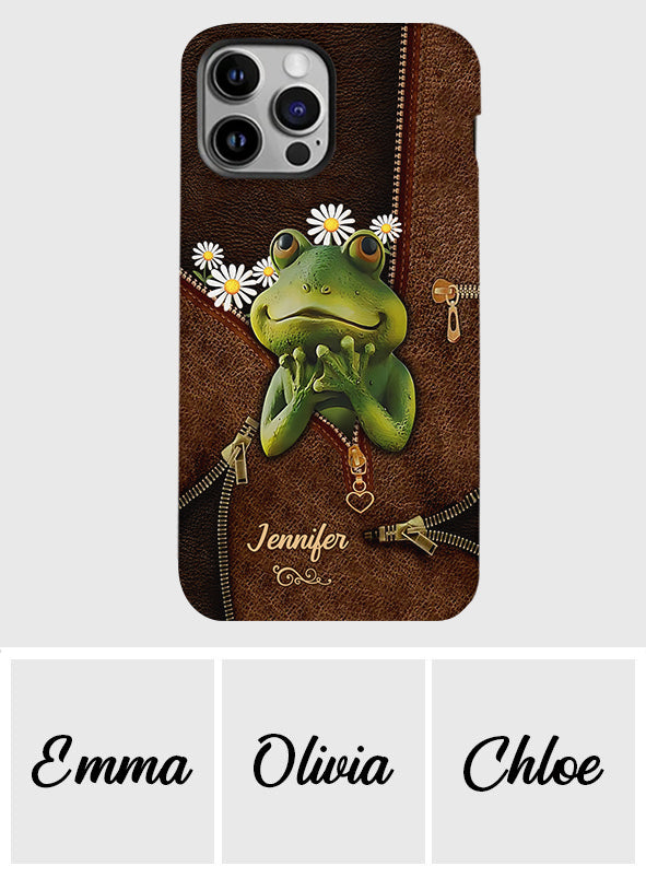 Cute Frogs - Personalized Frog Full Print Phone Case