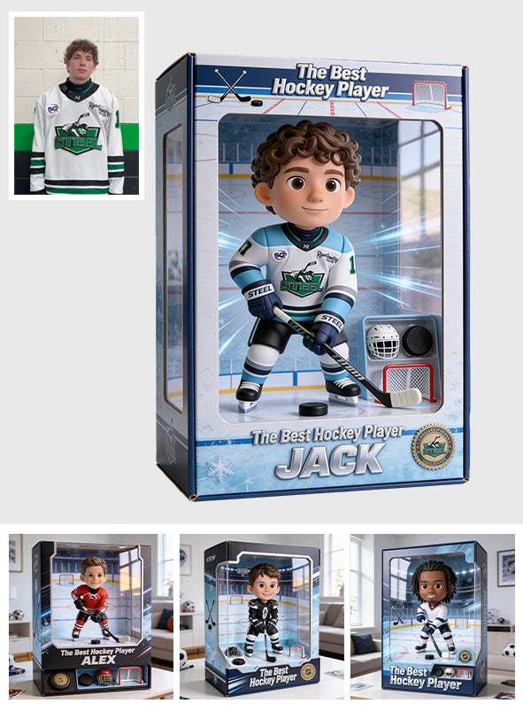 Hockey Lover Gift - Personalized Hockey Custom Shaped Acrylic Plaque