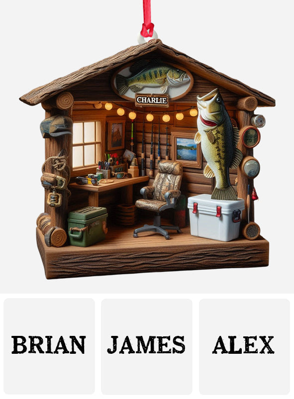 Love Fishing - Personalized Fishing Ornament