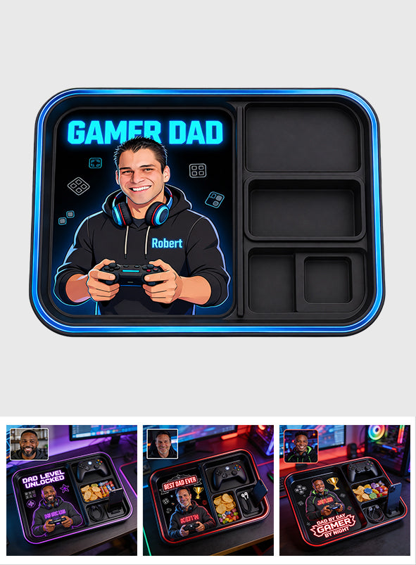 Gamer Dad - Personalisierbares Vater Ablagefach