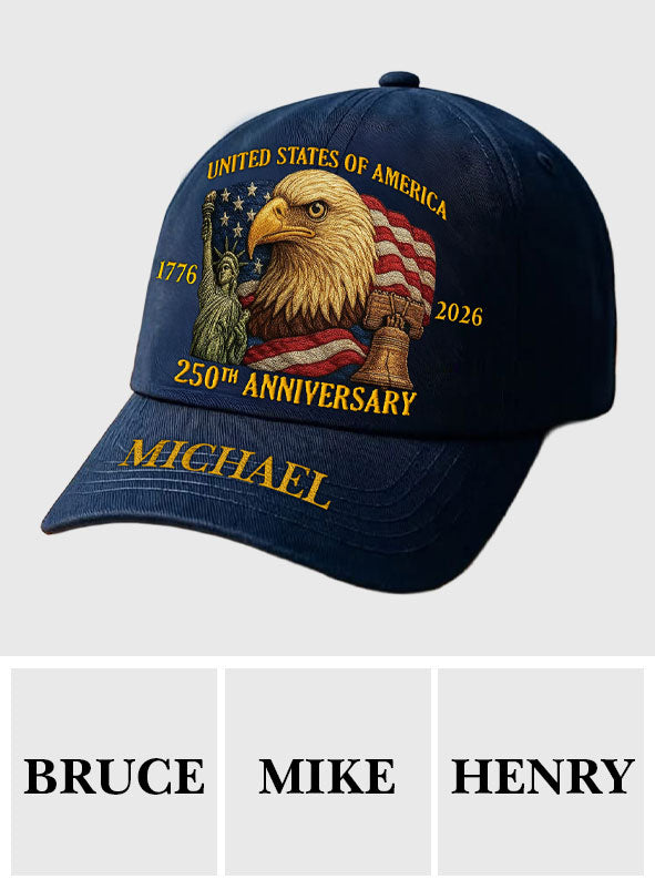 250th Anniversary - Personalized Bald Eagle Classic Cap