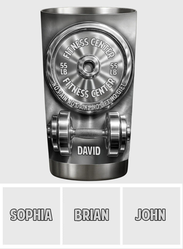 Ohne Fleiß kein Preis – personalisierter Fitnessbecher
