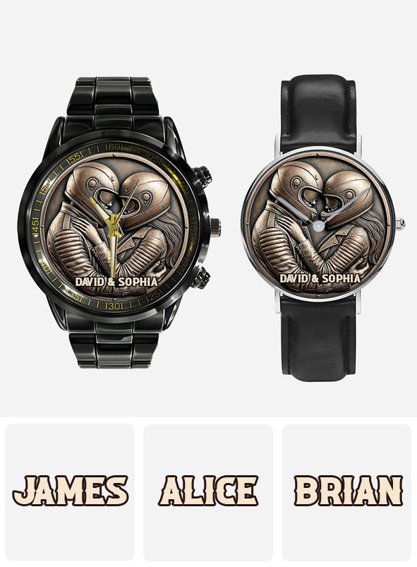 Ich liebe dich – personalisierte Biker-Handuhr