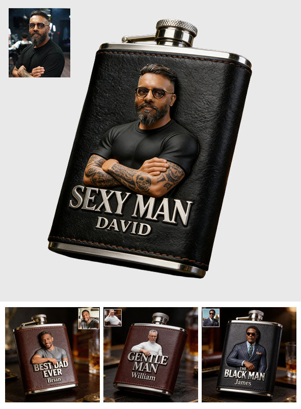 Luxuriöse Geschenke für Männer - Individuell vom Foto - Personalisierte Vater-Thermoskanne