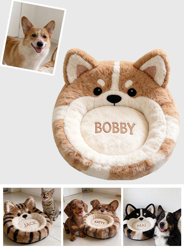 Dog Must-have Item - Personalized Dog Premium Faux Fur Pillow
