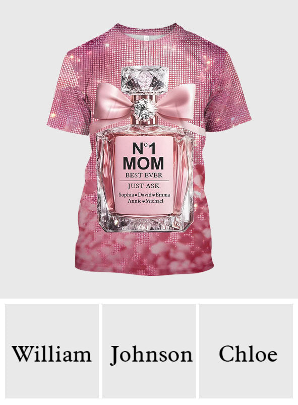 Die beste Mama aller Zeiten - Personalisiertes Mutter-Shirt