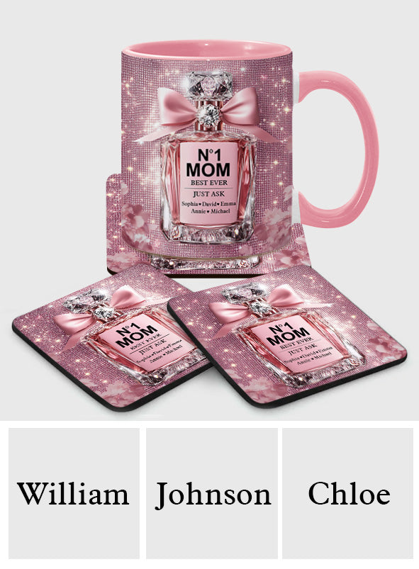 Die beste Mama aller Zeiten - Personalisierte Tasse mit Muttermotiv