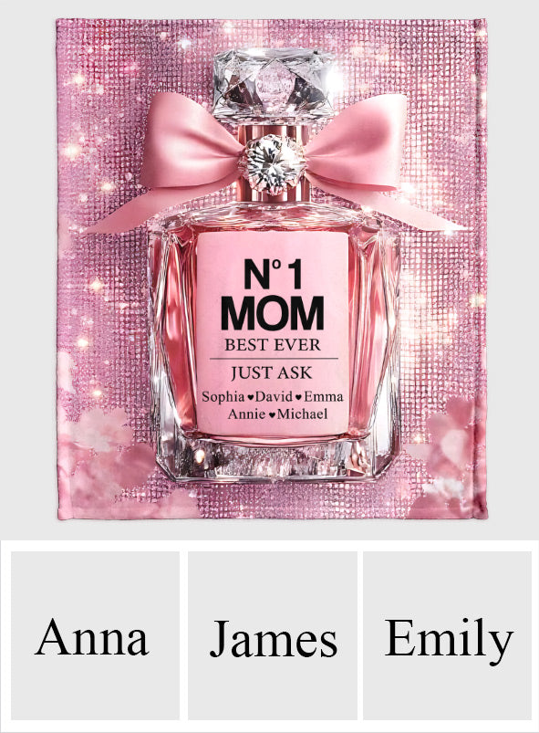 Die beste Mama aller Zeiten – Personalisierte Mutterdecke