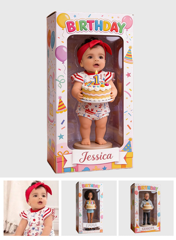 Custom Any Photo - Personalized Birthday Acrylic Display Box