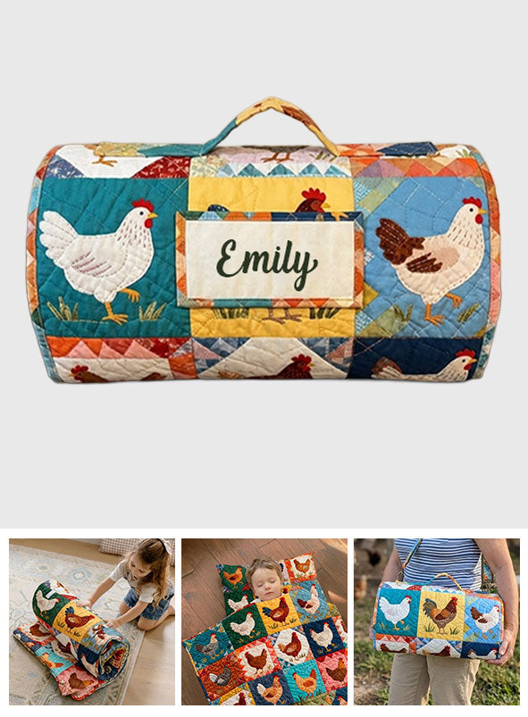 Love Chicken - Personalisierte Hühner-Nap Mat