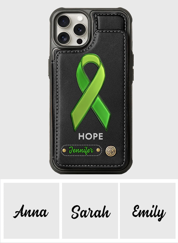 Hope - Personalized Mental Health Awareness Wallet Phone Case