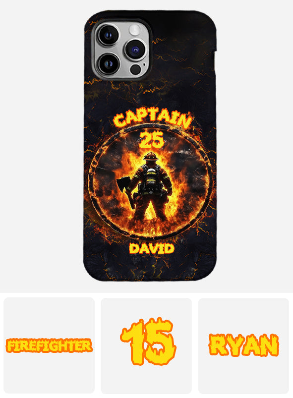 Proud Firefighter - Personalized Firefighter Full Print Phone Case