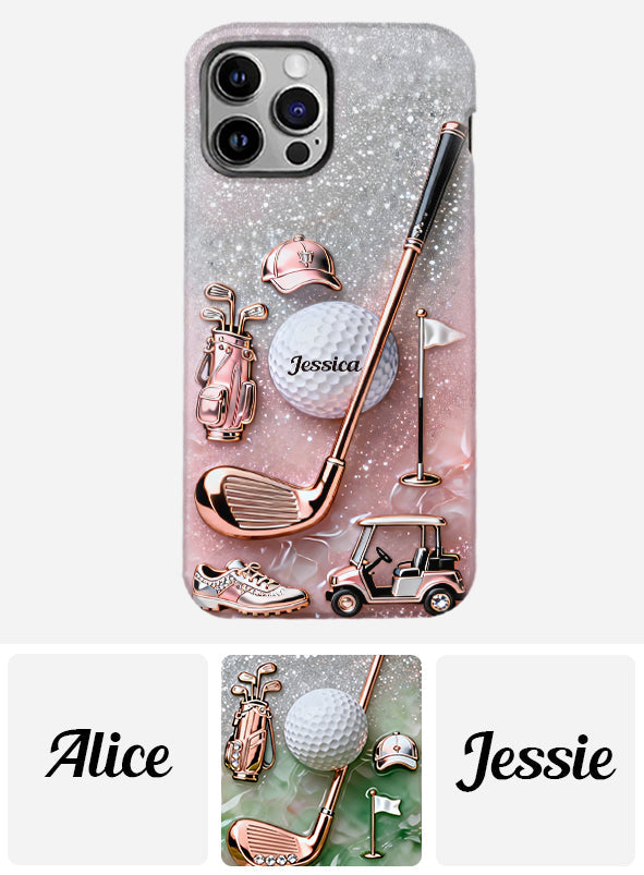 Love Golf – Personalisierte Handyhülle mit Golf-Vollbild