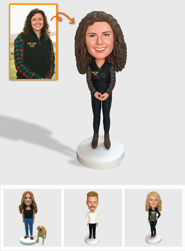 Best Aunt Ever - Gift for Aunt - Personalized Bobblehead