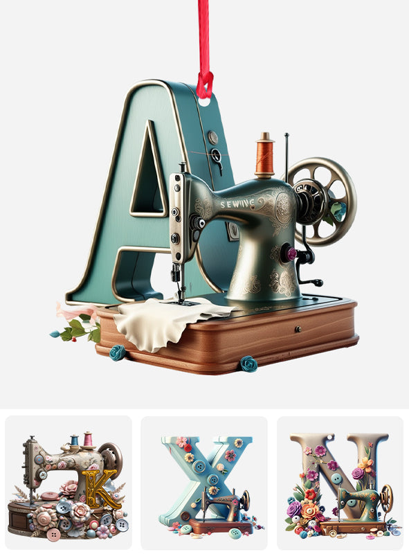 Wunderschöner Nähbuchstaben-Anhänger – personalisierter Nähbuchstaben-Anhänger