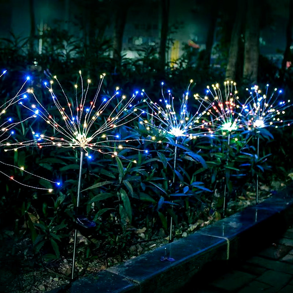 Solar-Feuerwerkslichter - Weihnachts-Solar-Feuerwerkslichter