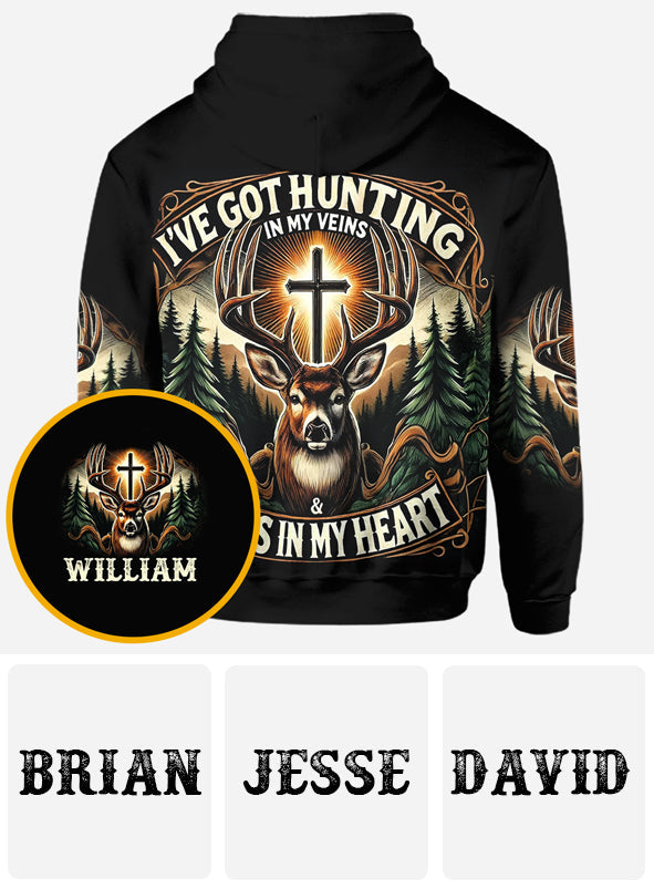 Liebe zur Jagd – Personalisiertes Jagd-T-Shirt