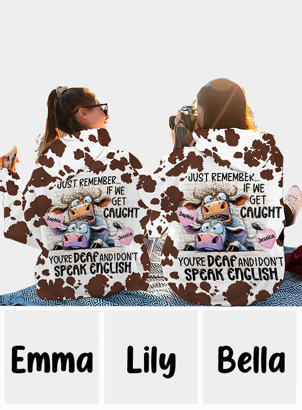 Remember If We Get Caught - Personalized Bestie All Over Shirt