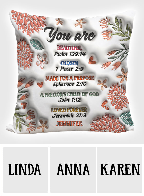 You Are Bible - Personalized Christian Throw Pillow