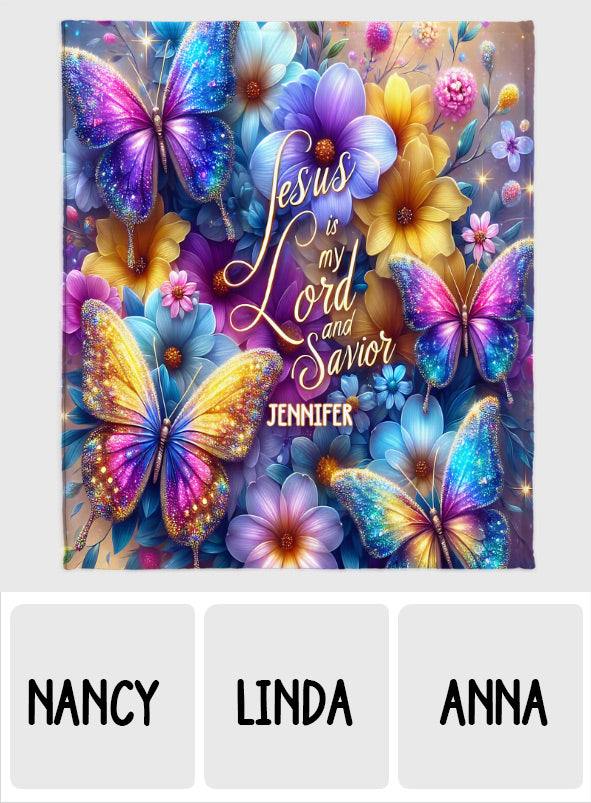 Jesus Is My Lord - Personalized Christian Blanket