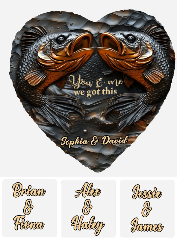 Angel-Liebe - Personalisierter Angel-Herzstein