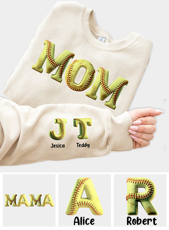 Solfball Mom - Personalisiertes Softball-Shirt