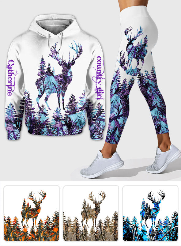 Country Girl - Personalized Hunting Hoodie and Leggings