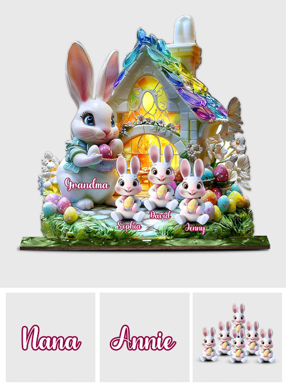 Omas Peeps – Personalisierte Oma 1-lagige große freistehende Figur