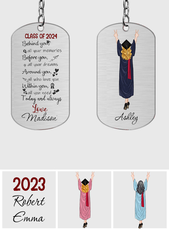 Class Of 2023 - Personalized Graduation Stainless Steel Keychain