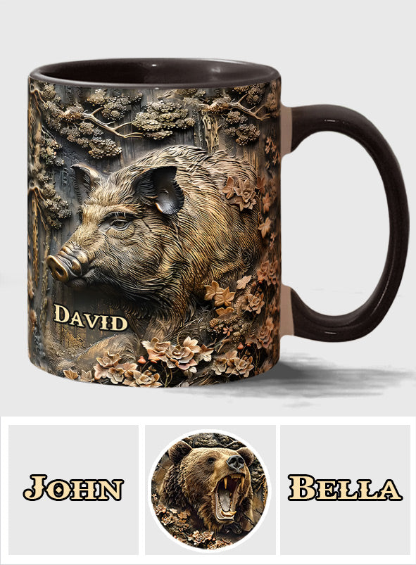 Any Name - Personalized Hunting Accent Mug