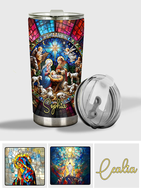 Holy Family - Personalized Christian Tumbler