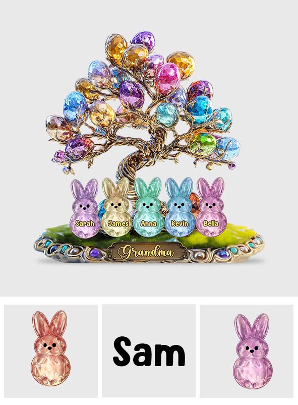 Omas Freunde – Personalisierte, individuell geformte Acrylplakette für Oma