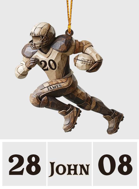 Starker Eins – Personalisierter Fußball-Anhänger