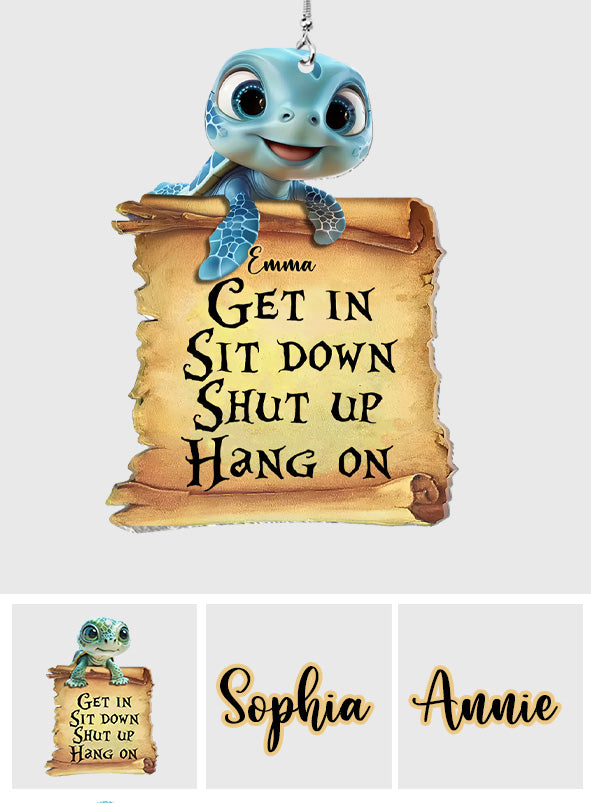 Liebe Schildkröte – Personalisierter Schildkröten-Autoanhänger