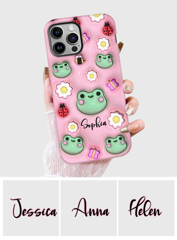 Love Frogs - Personalized Frog Full Print Phone Case