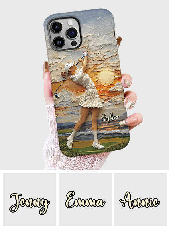 Golf Is My Life - Personalized Golf Full Print Phone Case